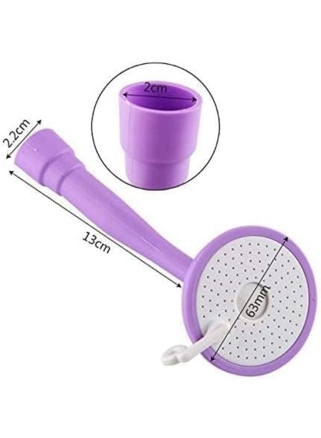 وصلة صنبور قابلة للتعديل للمطبخ والحمام - فوهة سيليكون قابلة للدوران 360 درجة، صمام منظم موفر للمياه، مصنوعة من مادة ABS + TPE المتينة، نوعان من التدفق للحوض، وغسل الأطباق، والخضراوات، والفواكه، وغسل اليدين - متعددة الألوان - Image 4